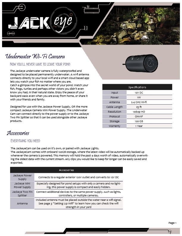Jackeye Camera